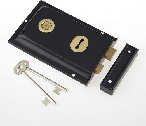 Yale rim sashlock black - black, |