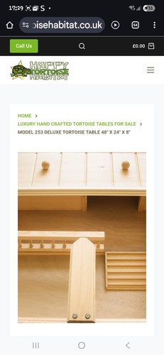 Tortoise table x24 - 48"x24"x, 8"