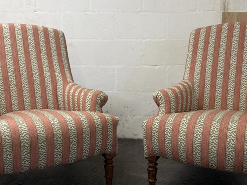 Pair french armchairs in - french,