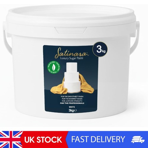 3kg white sugar paste - white, fondant
