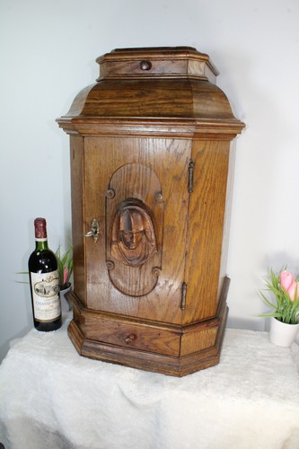 Antique french oak wood carved - antique,