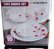  Dinner Set with Red Design
