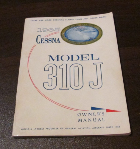 Vintage cessna model 310 - cessna,