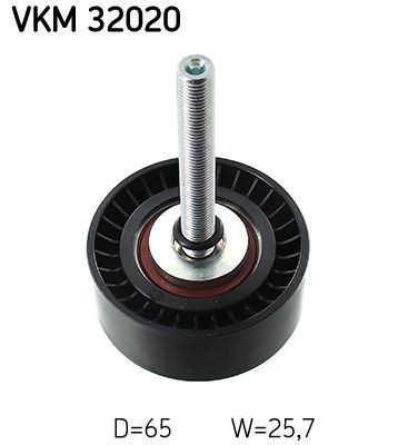 Ribbed belt deflection guide - v-ribbed,