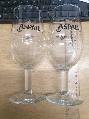 Aspall suffolk pint - glasses, x2