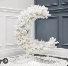 3ft White Crescent Eid Tree