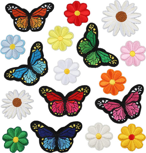 Pieces flowers butterfly - pieces,