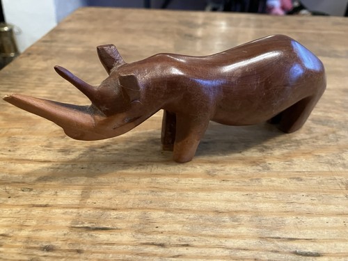 Small african carved wooden - small,