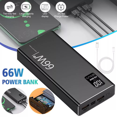 Power bank 90000mah portable - power,