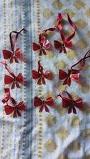 9 X Vintage Christmas Stained