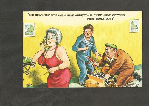 Comedy postcard bamforth - bamforth, black