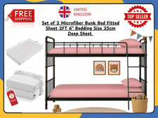 Set of 2 Microfiber Bunk Bed