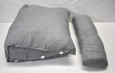 Lot of 2 Gray Couch Cushion
