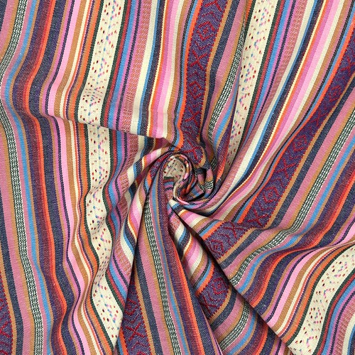 Mexican tapestry striped - mexican, woven