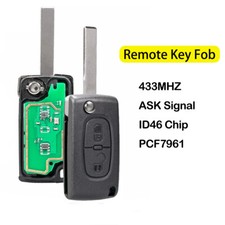 2 Button Remote Key Fob for