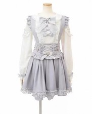 Plus size Liz Lisa Blue Aprons Lace Skirt Jfashion Japan Kawaii Cute