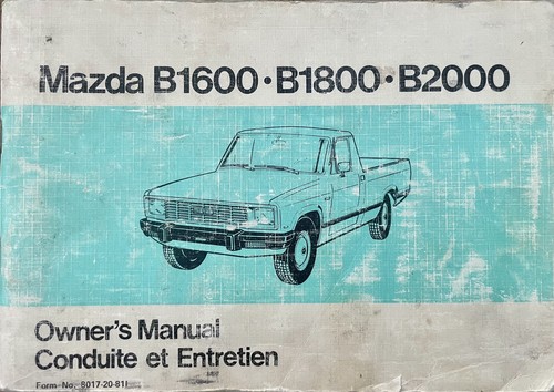 Mazda b1600 b1800 - b1800, b2000