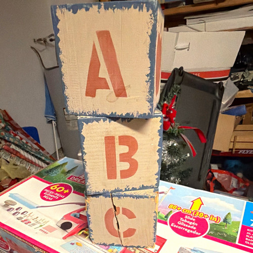 Wooden abc alphabet - abc,