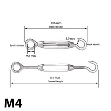Turnbuckle Wire Tensioner