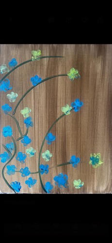 Acrylic canvas original - acrylic,