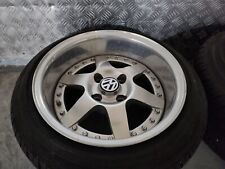 4x100 PLS Vitesse 3 Piece Split Rim Wheels Deep Dish  Staggered 7.5 & 8.5 x 14