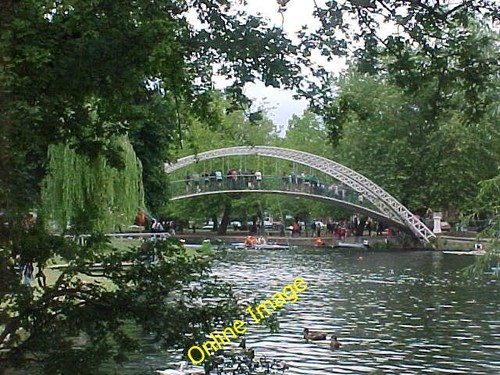 Photo 6x4 footbridge over the - footbridge,