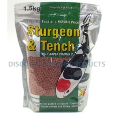 Sturgeon & Tench Sinking Fish Food Pellet - 1.5KG Kockney Koi/Yamitsu Fish Food
