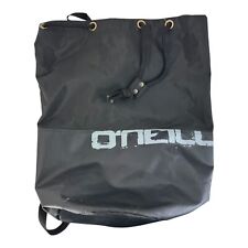 O'Neill Heavy Duty Utility Bag Tarpaulin Black Grey Large Drawstring Bag Used