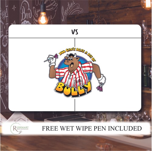 Personalised darts scoreboard - darts,