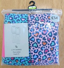 TU Kids 2 Pack Pyjama Set -