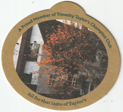 Beer mat timothy taylor - -,
