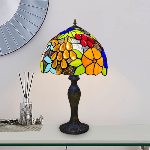 Tiffany flower style table - tiffany,