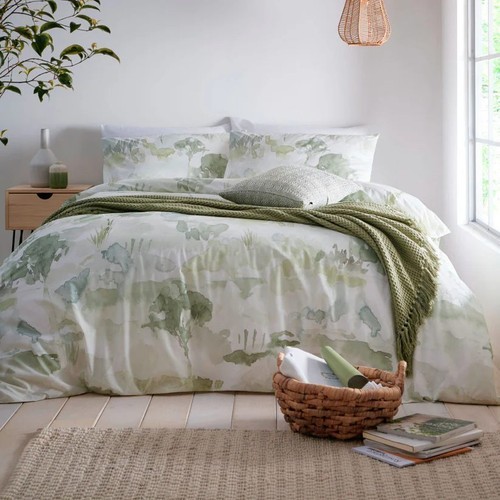 Edale duvet cover set green - set,