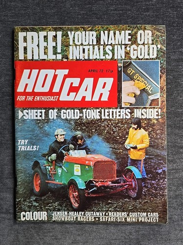 Hot car magazine april 1972 - april,