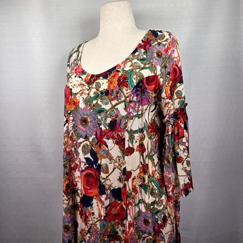 Love long floral - floral, tunic/dress