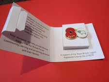 DERBY COUNTY  2025 POPPY BADGE OFFICIAL ROYAL BRITISH LEGION ISSUE   *BRAND NEW*