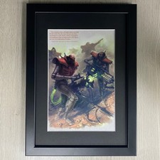NECRON IMMORTALS FRAMED ART WARHAMMER 40,000 40K  KILL TEAM