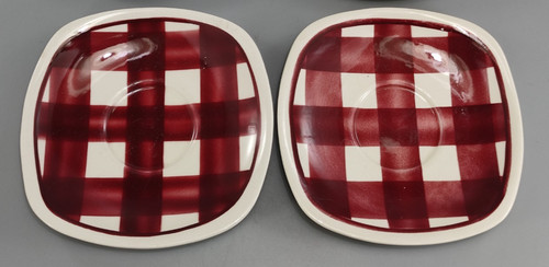 Green patio gringham red - gringham,