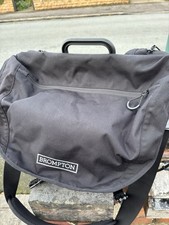 Brompton C Bag (Front Bag) Frame, Grey Lining,Hi Vis Rain Cover,Great condition