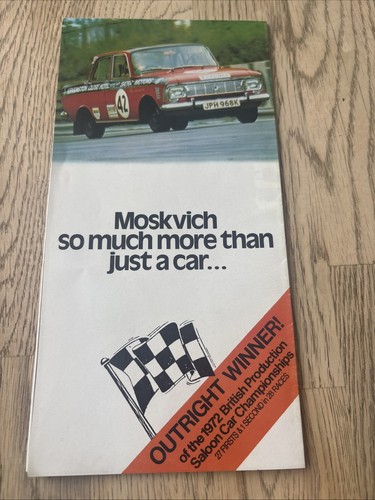 Moskvich range brochure 1973 - range,
