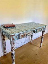 Beautiful Reclaimed Wood Desk/ Console Table 