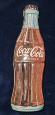 Coca Cola Coke contoured bottle shape tin by tinbox Company NY 24 cm long