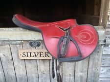 Zilco race exercise saddle red 