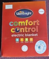 Electric Blanket Silentnight Comfort Control Double Cold Winter Warm Cosy Heat
