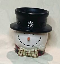 Vintage Yankee Candle Snowman Wax Melt/Scented Oil Candle Holder Burner