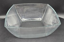 Squared Clear Glass Bowl for