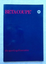 Lancia Beta Coupe Sales