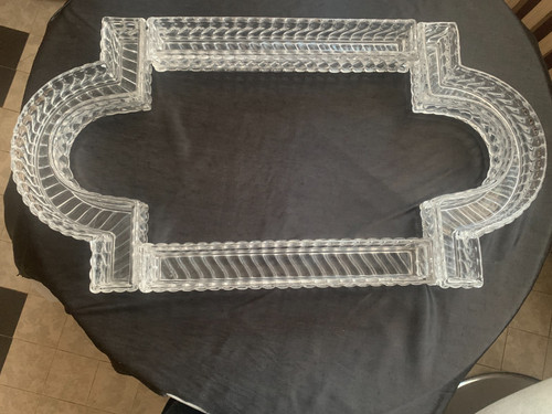 Large baccarat crystal table - baccarat,