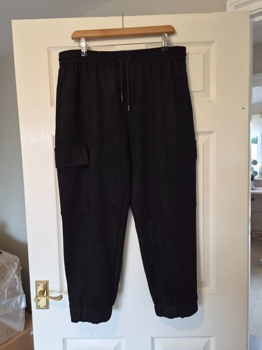 Zara black ladies joggers size
