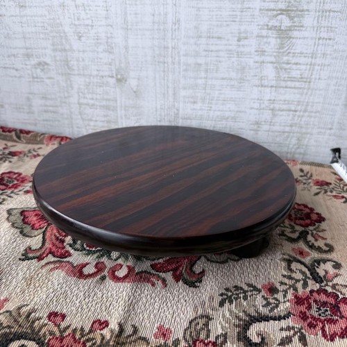 Vintage japanese wooden round - vintage,